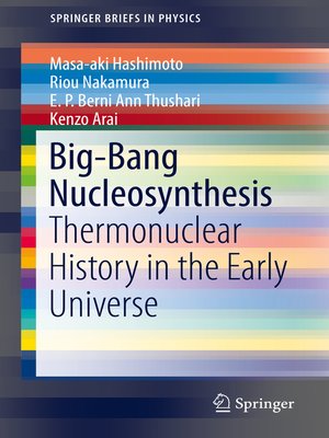cover image of Big-Bang Nucleosynthesis